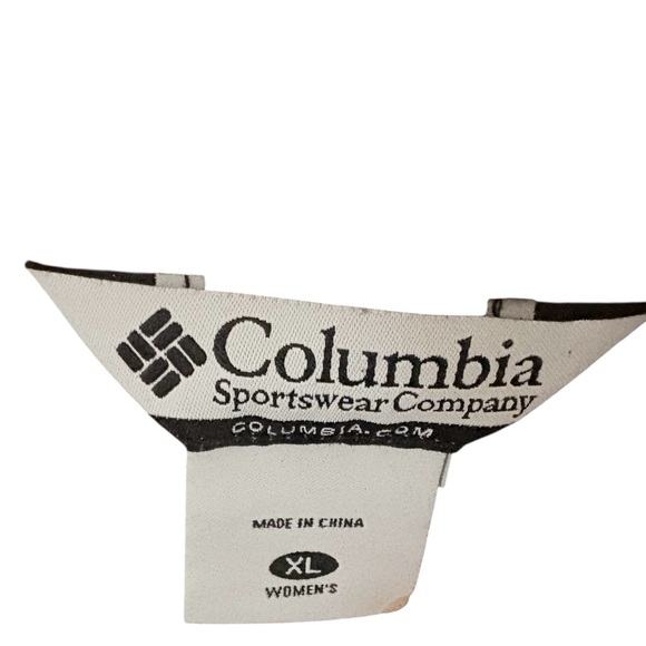 Womens Brown Plaid Columbia Zip Up Jacket - Picture 6 of 6